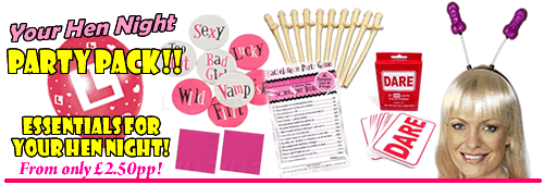 Hen Party Packs - Toys And Games With Your Limo!